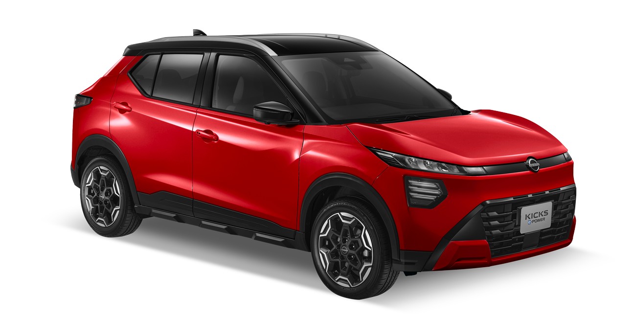 Radiant Red with Black Roof (XFY) สีแดง เรเดียนท์ เรด หลังคาดำ