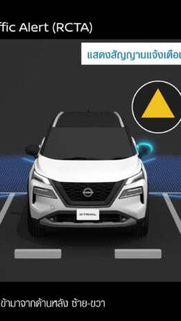 REAR CROSS TRAFFIC ALERT (RCTA) ระบบเตือนขณะถอยรถ